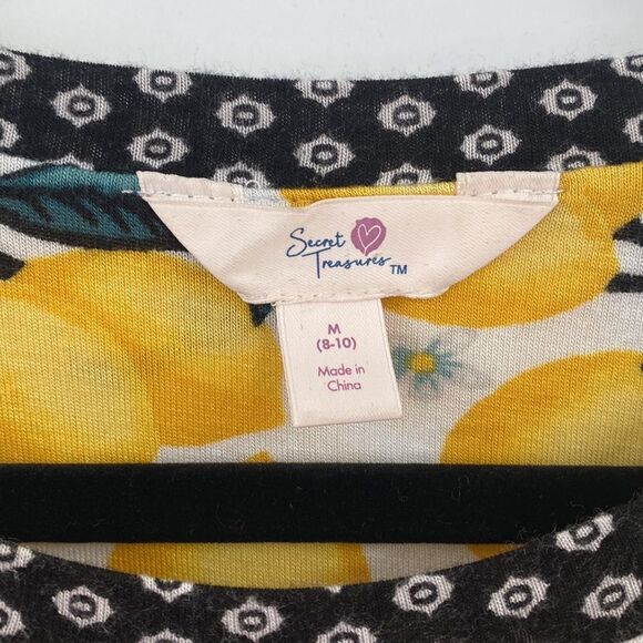3For$20 Secret Treasures Lounge Lemon Theme Top size Medium - Picture 2 of 6